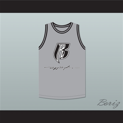 DMX 84 Rough Ryders Gray Basketball Jersey 2