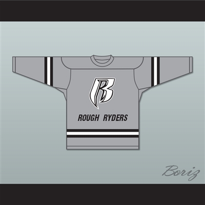 DMX 84 Rough Ryders Gray Hockey Jersey