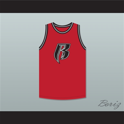 DMX 84 Rough Ryders Red Basketball Jersey 1