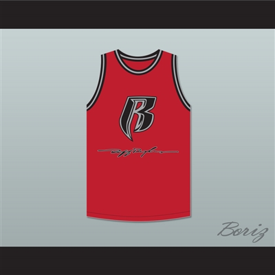 DMX 84 Rough Ryders Red Basketball Jersey 2