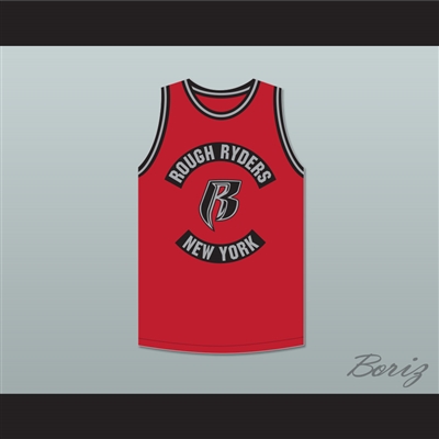 DMX 84 Rough Ryders Red Basketball Jersey 3