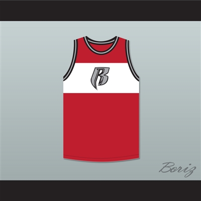 DMX 84 Rough Ryders Red Basketball Jersey 4