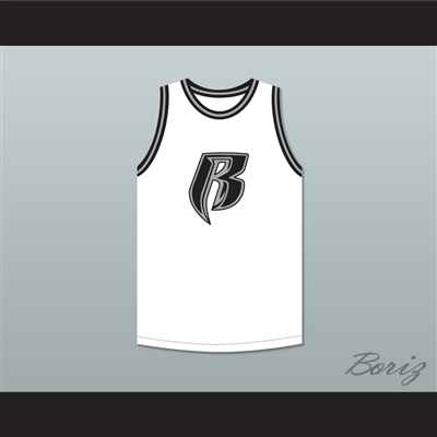 DMX 84 Rough Ryders White Basketball Jersey 5