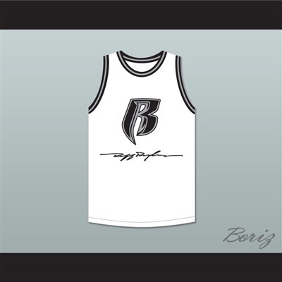 DMX 84 Rough Ryders White Basketball Jersey 6