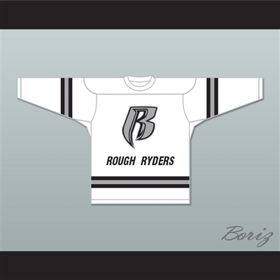DMX 84 Rough Ryders White Hockey Jersey