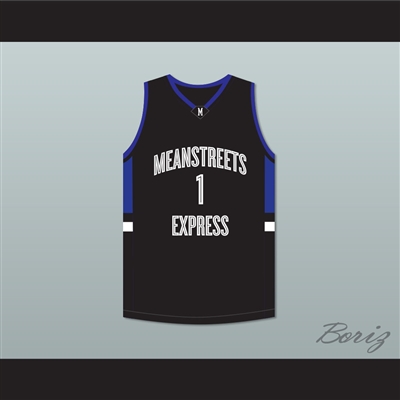 Derrick Rose 1 Mean Streets Express Black Basketball Jersey
