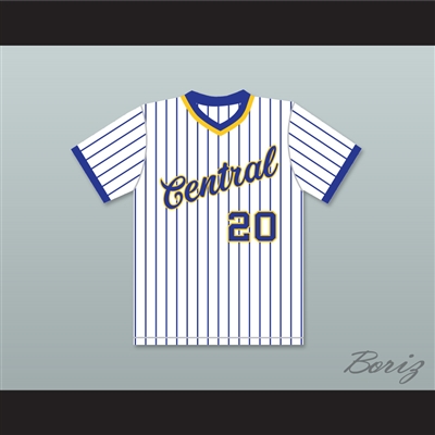 Dan Marino 20 Central Catholic High School Vikings Pinstriped Baseball Jersey