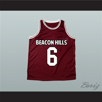 Danny Mahealani 6 Beacon Hills Basketball Jersey Teen Wolf