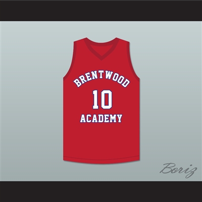 Darius Garland 10 Brentwood Academy Eagles Red Basketball Jersey 2