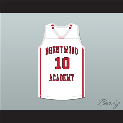 Darius Garland 10 Brentwood Academy Eagles White Basketball Jersey 1