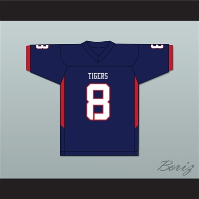 Darrell Henderson 8 South Panola High School Tigers Navy Blue Football Jersey 2