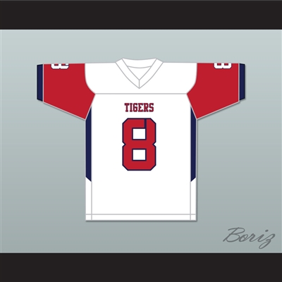 Darrell Henderson 8 South Panola High School Tigers White Football Jersey 2
