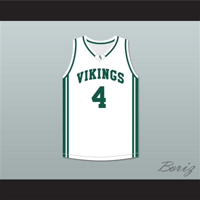 Davante Adams 4 Palo Alto High School Vikings White Basketball Jersey
