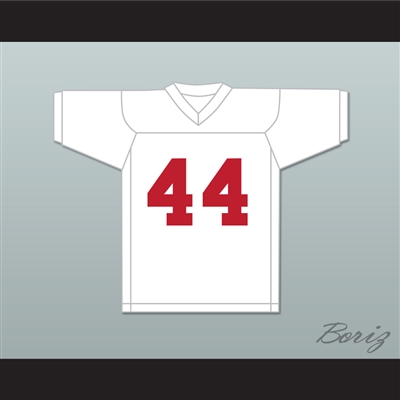 Dave Promisco 44 Mustangs High School White Practice Football Jersey Windrunner 2
