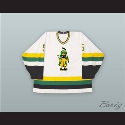 David Van Drunen 5 Prince Albert Raiders White Hockey Jersey