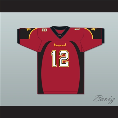 Wendell Davis 12 San Francisco Demons Home Football Jersey