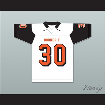 Daxton Hill 30 Booker T. Washington High School Hornets White Football Jersey 2