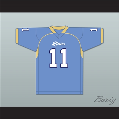 DeAndre Hopkins 11 D. W. Daniel High School Lions Light Blue Football Jersey 2