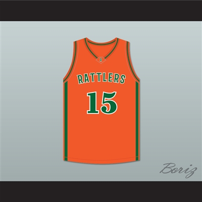 DeMarcus 'Boogie' Cousins 15 LeFlore High School Rattlers Orange Basketball Jersey
