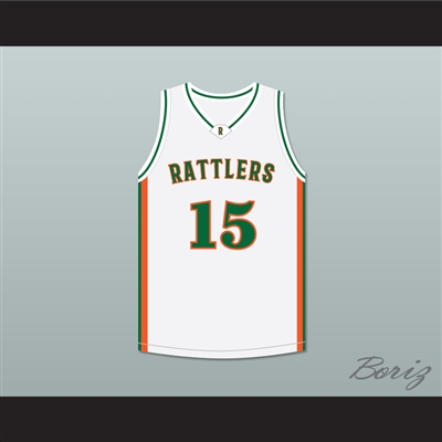 DeMarcus 'Boogie' Cousins 15 LeFlore High School Rattlers White Basketball Jersey