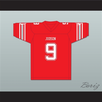 DeMarvin Leal 9 Judson High School Rockets Red Football Jersey 1