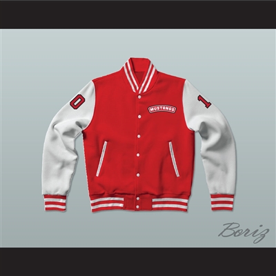 Dean Youngblood 10 Hamilton Mustangs Varsity Letterman Jacket-Style Sweatshirt
