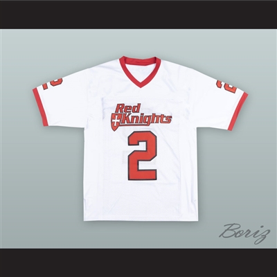 Deion Sanders 2 North Fort Myers High School Red Knights White Football Jersey