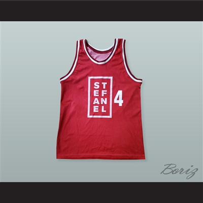 Dejan Bodiroga 4 Stefanel Milano Basketball Jersey