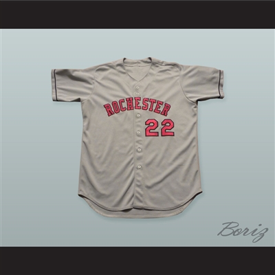 Denard Span 22 Rochester Red Wings Gray Baseball Jersey
