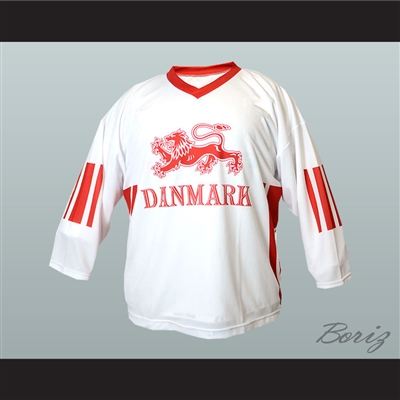 Denmark National Team Jesper Damgaard Hockey Jersey