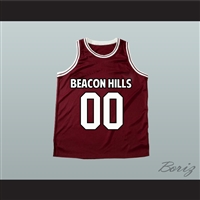 Derek Hale 00 Beacon Hills Basketball Jersey Teen Wolf