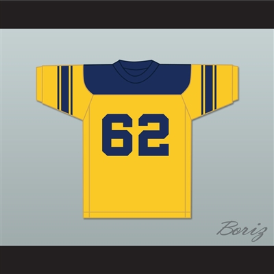 Dick Butkus 62 Chicago Vocational High School Gold Football Jersey