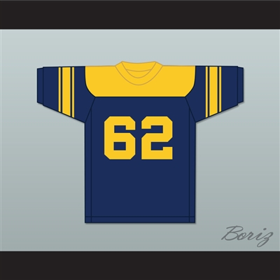 Dick Butkus 62 Chicago Vocational High School Navy Blue Football Jersey