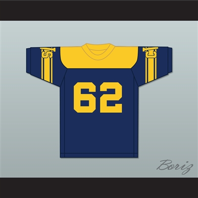 Dick Butkus 62 CVS Chicago Vocational High School Navy Blue Football Jersey