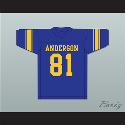 Dick 'Night Train' Lane 81 Anderson High School Trojans Blue Football Jersey