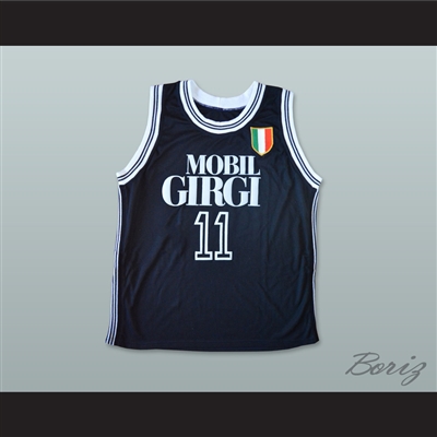 Dino Meneghin 11 Mobilgirgi Varese Basketball Jersey