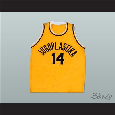 Dino Radja 14 Jugoplastika Basketball Jersey