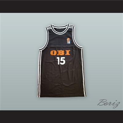 Dirk Nowitzki 15 Germany National Team Black Basketball Jersey