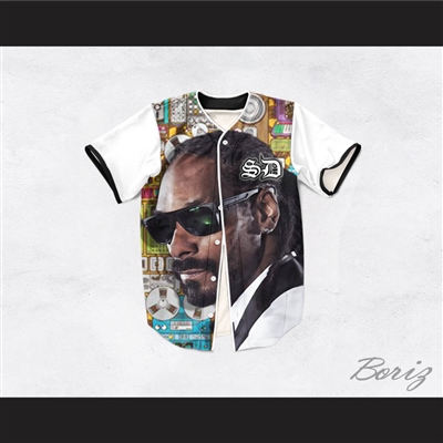 Snoop Dogg 15 Tuxedo Studio Equipment Baseball Jersey