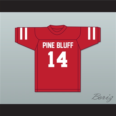 Don Hutson 14 Pine Bluff Zebras Red Football Jersey