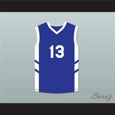 Doug Christie 13 Blue Basketball Jersey Dennis Rodman's Big Bang in PyongYang