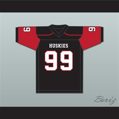 Drake Jackson 99 Centennial High School Huskies Black Football Jersey 2
