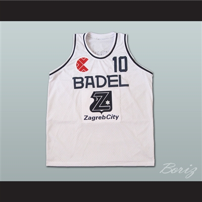 Drazen Petrovic KK Cibona White Basketball Jersey