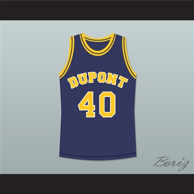 Randy Moss 40 Dupont High School Panthers Basketball Jersey