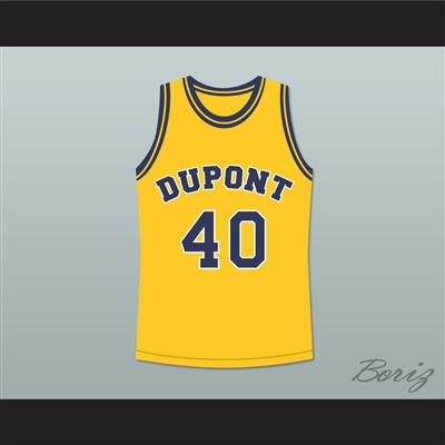 Randy Moss 40 Dupont High School Panthers Basketball Jersey