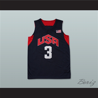 Dwyane Wade 3 Team USA Basketball Jersey