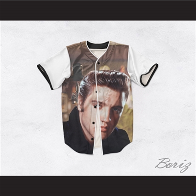 Elvis Presley 01 Microphone Design Baseball Jersey