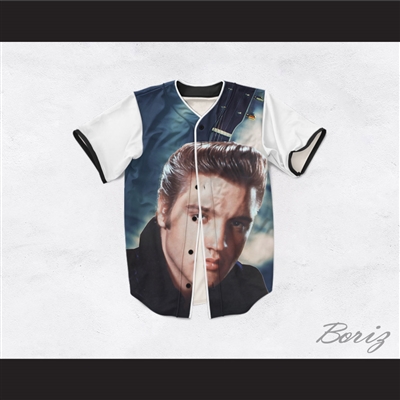Elvis Presley 01 Acoustic Guitar Design Baseball Jersey
