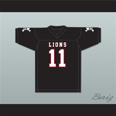 Chad Kelly 11 EMCC Lions Black Football Jersey Includes Patches
