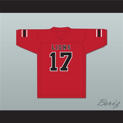 Isiah Wright 17 EMCC Lions Red Football Jersey